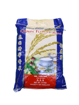 GRAIN FLOWER JASMIN RICE 5 KG - BOX OF 4 UNITS