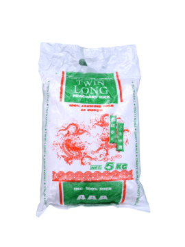 TWIN LONG BROKEN TWICE RICE 5 KG - BOX OF 4 UNITS