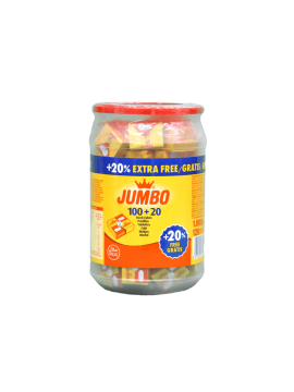 JUMBO 100+20 CUBES - BOX OF 10 UNITS